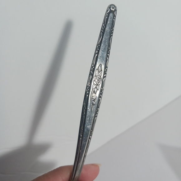 Interpur Stainless Steel Flatware Spoons Single Rose & Vine Made In Korea - Picture 4 of 7